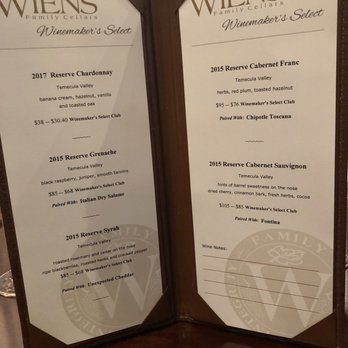 Wiens Cellars - Ordered two bottles of the 2015 Reserve Syrah - Wine Tasting Room Near Me - Temecula, California Wiens Cellars - Ordered two bottles of the 2015 Reserve Syrah - Wine Tasting Room Near Me - Temecula, California