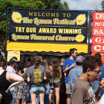 Goleta Lemon Festival - 1st time having a lemon churro!! - Festivals Near Me - Goleta, California