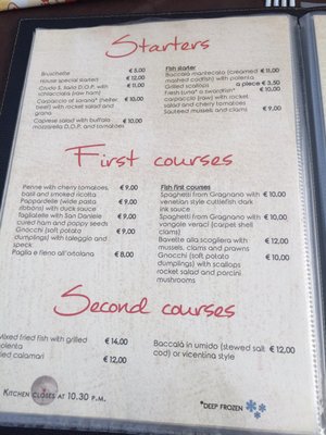 Menu photo 5 Al Giardinetto Venezia, VE Menu photo 5 Al Giardinetto Venezia, VE