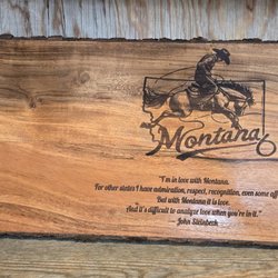Three Forks Floral - Veteran made, meat and cheese board or just display this beautiful art.