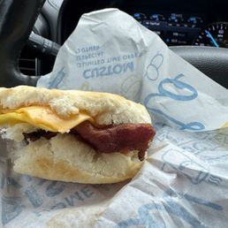 Bacon, egg, and cheese biscuit Bacon, egg, and cheese biscuit