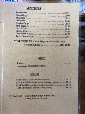 Menu photo 4 Millside Tavern Saint Michael MN, MN