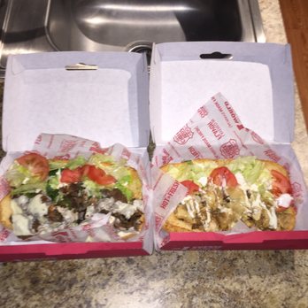 Charleys Cheesesteaks - Left philly steak right chicken cali! - American Near Me - Orlando, Florida
