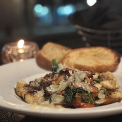 Fire + Wine - Asiago Stuffed Gnocchi with roasted vegetables