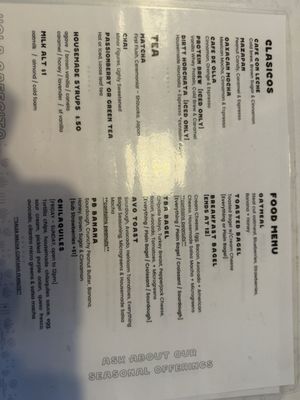 Menu photo 1 Hola Cafecito Hanford, CA