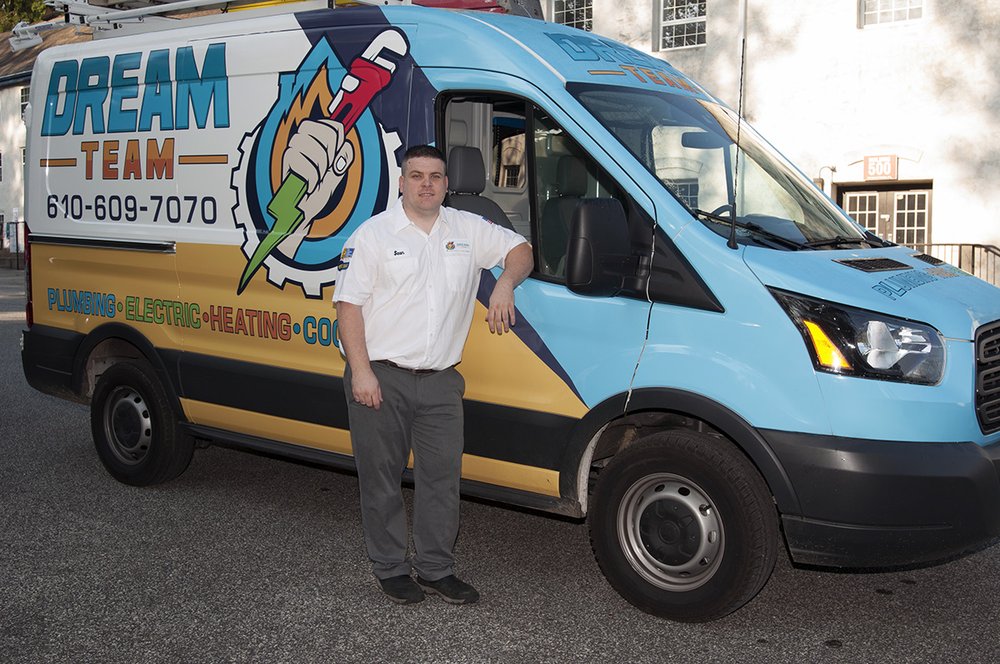 Slide of Dream Team - Plumbing, Heating, Cooling, & Electric