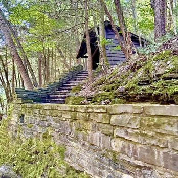 Buttermilk Falls State Park - Hiker's rest cabin - Hiking Near Me - Ithaca, New York