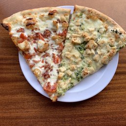 chicken alfredo pizza & chicken bacon ranch