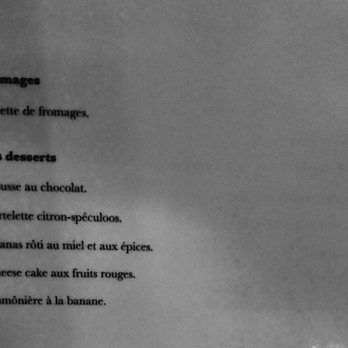Chez Mademoiselle - Cheese & dessert menu - French Near Me - Paris, 75 Chez Mademoiselle - Cheese & dessert menu - French Near Me - Paris, 75
