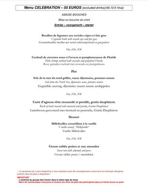 Menu photo 1 Park Side Brasserie Brussels, BRU Menu photo 1 Park Side Brasserie Brussels, BRU