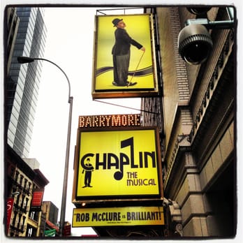 Chaplin, The Musical - Marquee at the Barrymore Theater (11/10/2012) - Performing Arts Near Me - New York, New York Chaplin, The Musical - Marquee at the Barrymore Theater (11/10/2012) - Performing Arts Near Me - New York, New York