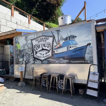 Deckhand Dave's Fish Tacos - Deckhand Dave's fish tacos sign - Food Trucks Near Me - Juneau, Alaska Deckhand Dave's Fish Tacos - Deckhand Dave's fish tacos sign - Food Trucks Near Me - Juneau, Alaska