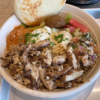 Falafill - Chicken shawarma bowl with quinoa - Middle Eastern Near Me - Schaumburg, Illinois