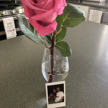 Pesto's - Complimentary rose - Pizza Near Me - Chandler, Arizona