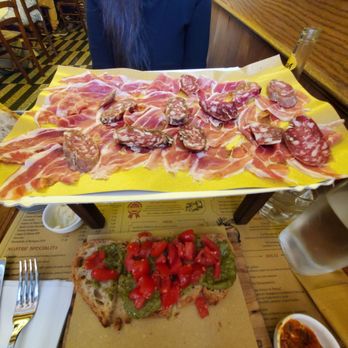 Salsamenteria di Parma - The bruschetta with the pesto is soo good! - Emilian Near Me - Milan, Michigan