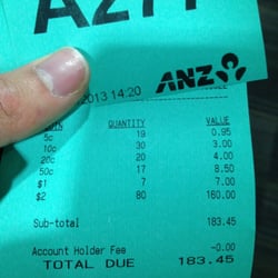 ANZ - Broke the piggy bank.