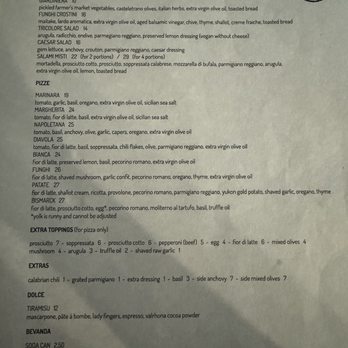 Sei Pizza Bar - Menu - Pizza Near Me - Los Angeles, California
