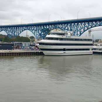 1330 on the River - Lady Caroline at dock - New American Near Me - Cleveland, Ohio