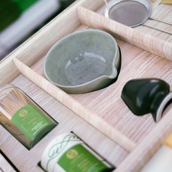 Organic Matcha at Laguna Beach Farmers Market - Organic matcha sets available