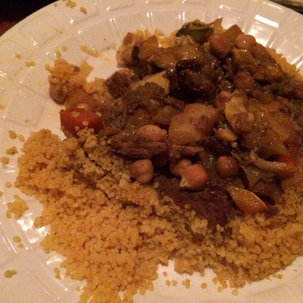 Marrakesh Restaurant - Couscous with lam and nuts - Moroccan Near Me - Portland, Oregon