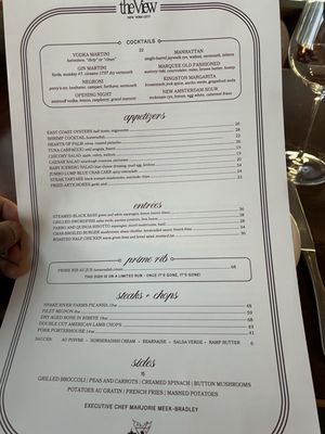 Menu photo 4 The View Restaurant & Lounge New York, NY Menu photo 4 The View Restaurant & Lounge New York, NY