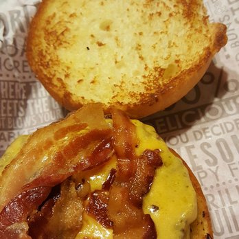 Fuddruckers - supposed to be 1/2 kobe. looks feels smaller - Burgers Near Me - Miami, Florida Fuddruckers - supposed to be 1/2 kobe. looks feels smaller - Burgers Near Me - Miami, Florida