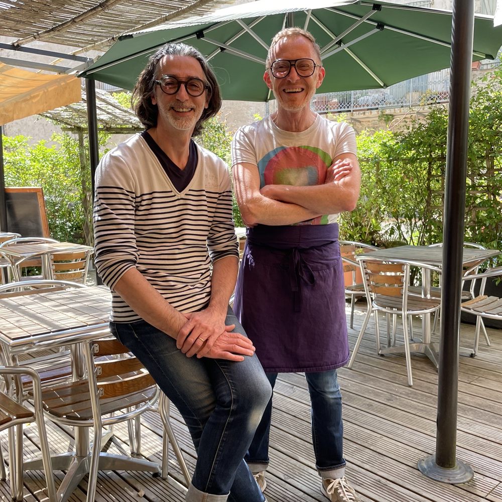 A la Table d'Antoine - "The Fred's" --chef and server! - Tea Rooms Near Me - Saint-Antonin-Noble-Val, 82