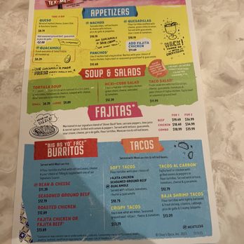 Chuy's - Menu - Tex-Mex Near Me - Carmel, Indiana