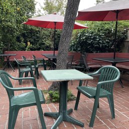 Outdoor seating.