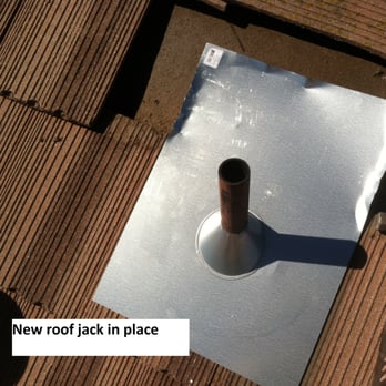Atlantis Roofing - A new roof flashing has been installed.  We will also install a collar at the seams and paint the flashing to match the roof. - Roofing Near Me - Elk Grove, California