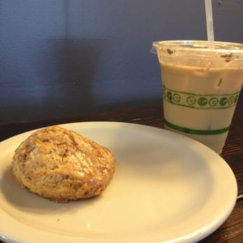 Dose - Delish gluten free scone & almond milk latte! - Coffee & Tea Near Me - Nashville, Tennessee