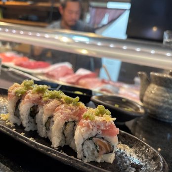 Rockaway Japanese Cuisine - Hughes is the best chef! I recommend sitting at the bar & letting him surprise you! Chu toro, salmon, fresh wasabi & crunchy tempura bits - Sushi Bars Near Me - Pacifica, California Rockaway Japanese Cuisine - Hughes is the best chef! I recommend sitting at the bar & letting him surprise you! Chu toro, salmon, fresh wasabi & crunchy tempura bits - Sushi Bars Near Me - Pacifica, California