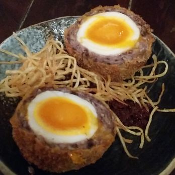 Three Blind Mice - Scotch egg was great, followed up with the jalapeño Mac and cheese.  Too much to eat but soo good. - Cafes Near Me - Hong Kong, HK