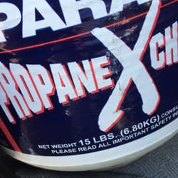 Strong Oil Co - 15lb tank that they swear holds 20lbs when 80% full