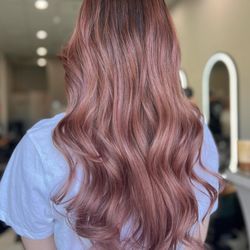 Rose gold pink