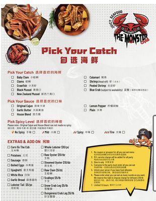 The Monster Crab all you can eat seafood & Bar by null