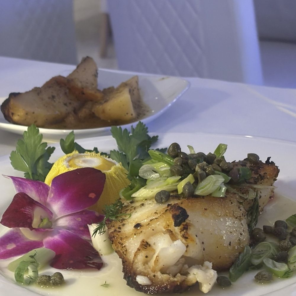 Sea Grill - Chilean Sea Bass - Greek Near Me - North Miami Beach, Florida