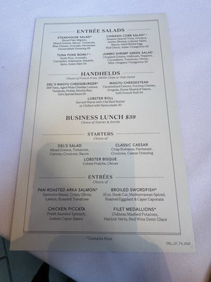 Menu photo 4 Del Frisco's Double Eagle Steakhouse New York, NY