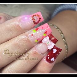 Precious Nails By SM - Color acrylic, Encapsulated Nails, Hand painted designs, 3D art...