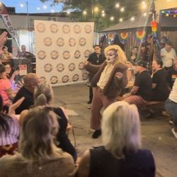 Garland Drinkery - Fanny Divido was the life of the party at the drag king show!