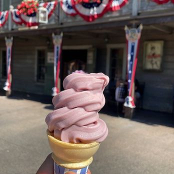 Knott's Berry Farm - Boysenberry soft serve. My favorite - Amusement Parks Near Me - Buena Park, California Knott's Berry Farm - Boysenberry soft serve. My favorite - Amusement Parks Near Me - Buena Park, California