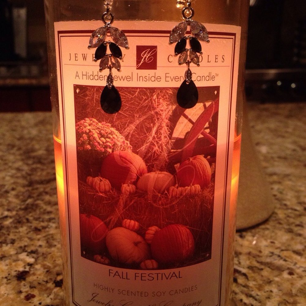 Karma Connection - My fall jewelry candle with my beautiful earrings. I just love them. I want more candles very soon! - Reiki Near Me - Las Vegas, Nevada