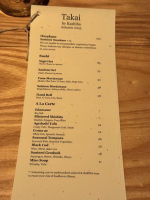 Menu photo 6 Takai by Kashiba Bellevue, WA Menu photo 6 Takai by Kashiba Bellevue, WA