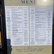 Photo of Estero Cafe - Valley Ford, CA, United States. Menus.