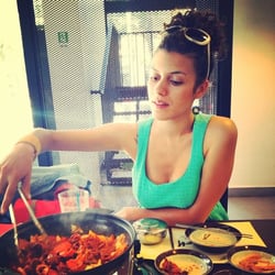 Hae un Dae - nuestro plato preparándose :)