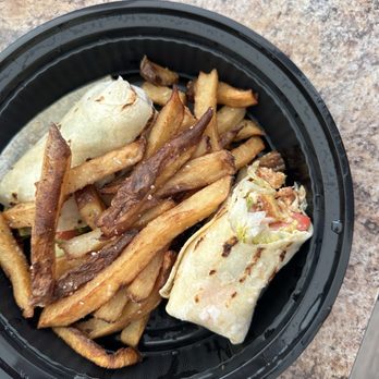 Forge Southern Comfort - Salmon wrap with fries - Seafood Near Me - North East, Maryland Forge Southern Comfort - Salmon wrap with fries - Seafood Near Me - North East, Maryland
