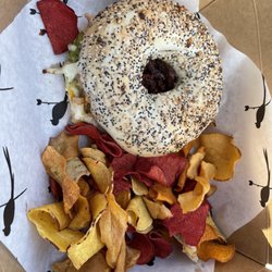 Santos Coffee - Hoover - Chicken avocado sundries tomato sandwich with mozzarella and chips