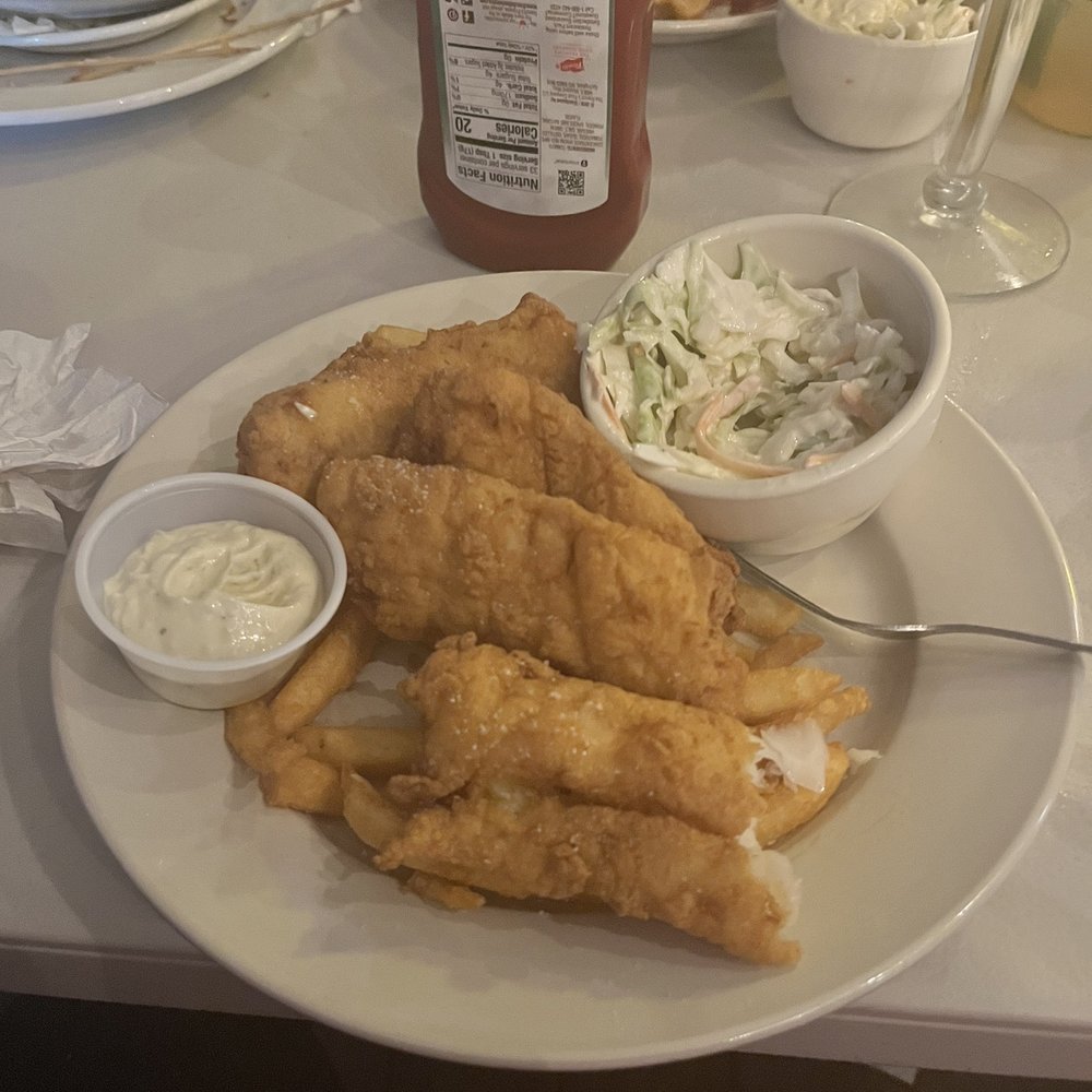 Fish Camp On Lake Eustis - Fried Cod Fish and Chips - Seafood Near Me - Tavares, Florida