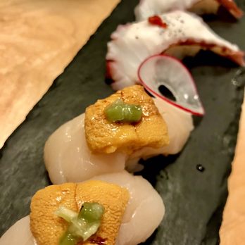 Seabutter - Scallop uni and octopus - Japanese Near Me - Beverly Hills, California Seabutter - Scallop uni and octopus - Japanese Near Me - Beverly Hills, California