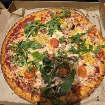 Blaze Pizza - Herbivore on cauliflower crust - Salad Near Me - Lake Buena Vista, Florida Blaze Pizza - Herbivore on cauliflower crust - Salad Near Me - Lake Buena Vista, Florida